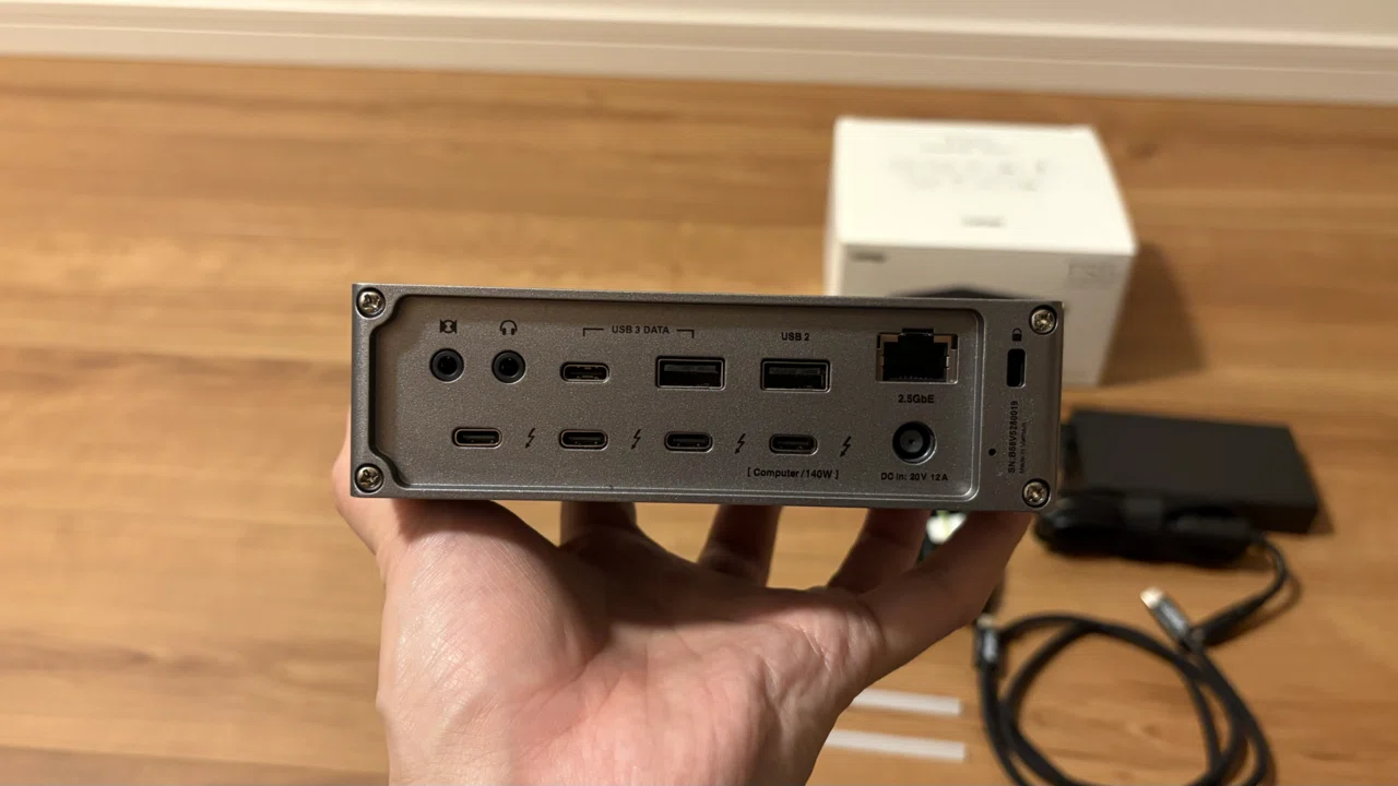 CalDigit TS5 Plus - 20ポートThunderbolt 5 ドック [TBT5-TS5Plus-JP