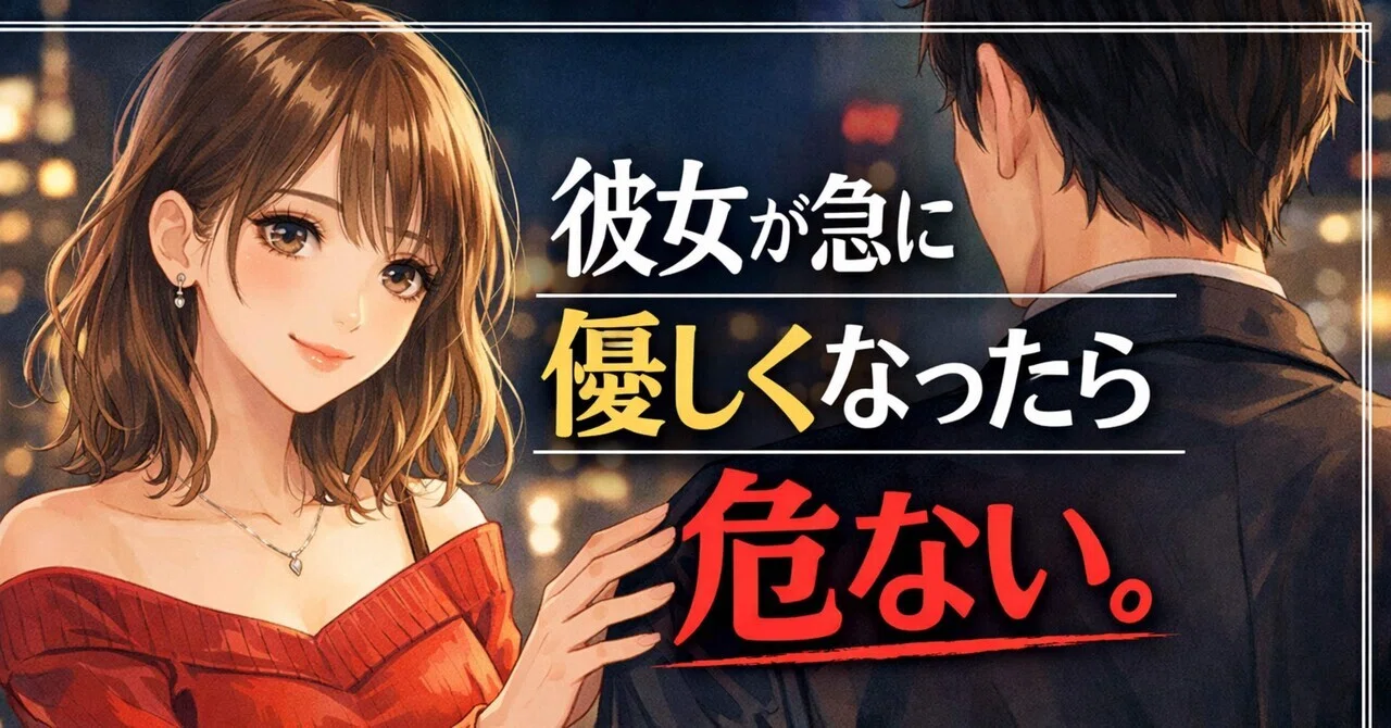 急 に 優しく なる 女性 心理