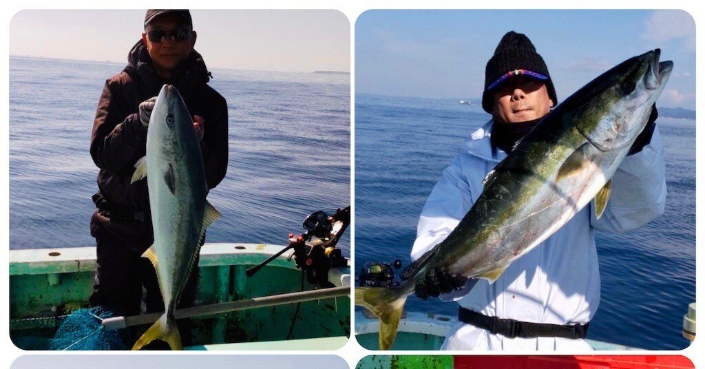 泳がせ】7-7.5kgブリが食いつきました！ワラサもブリも好ヒット中