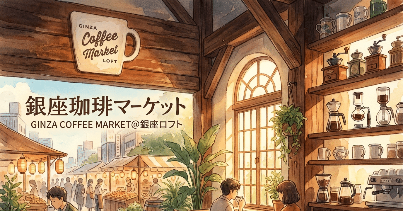 銀座ロフト】今週の銀座は、コーヒーで埋め尽くされている｜阪本義治