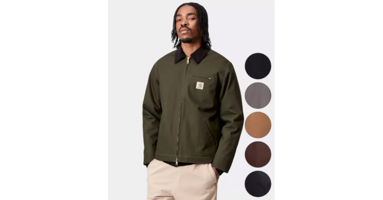 Carhartt デトロイトジャケット　人気色　美品　短丈　春におすすめ Carhartt（カーハート） デトロイトジャケット リラックスフィット