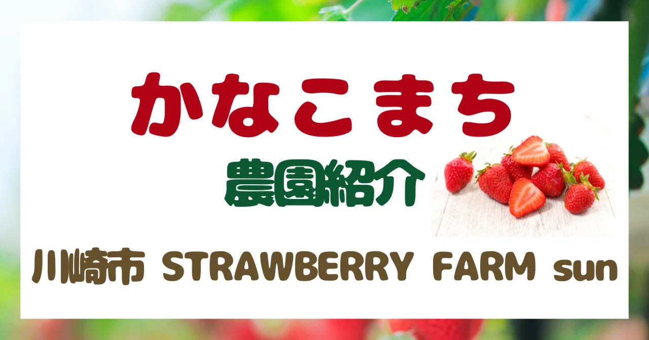 Kawasaki Strawberry Picking & Direct Sales | Kanakomachi