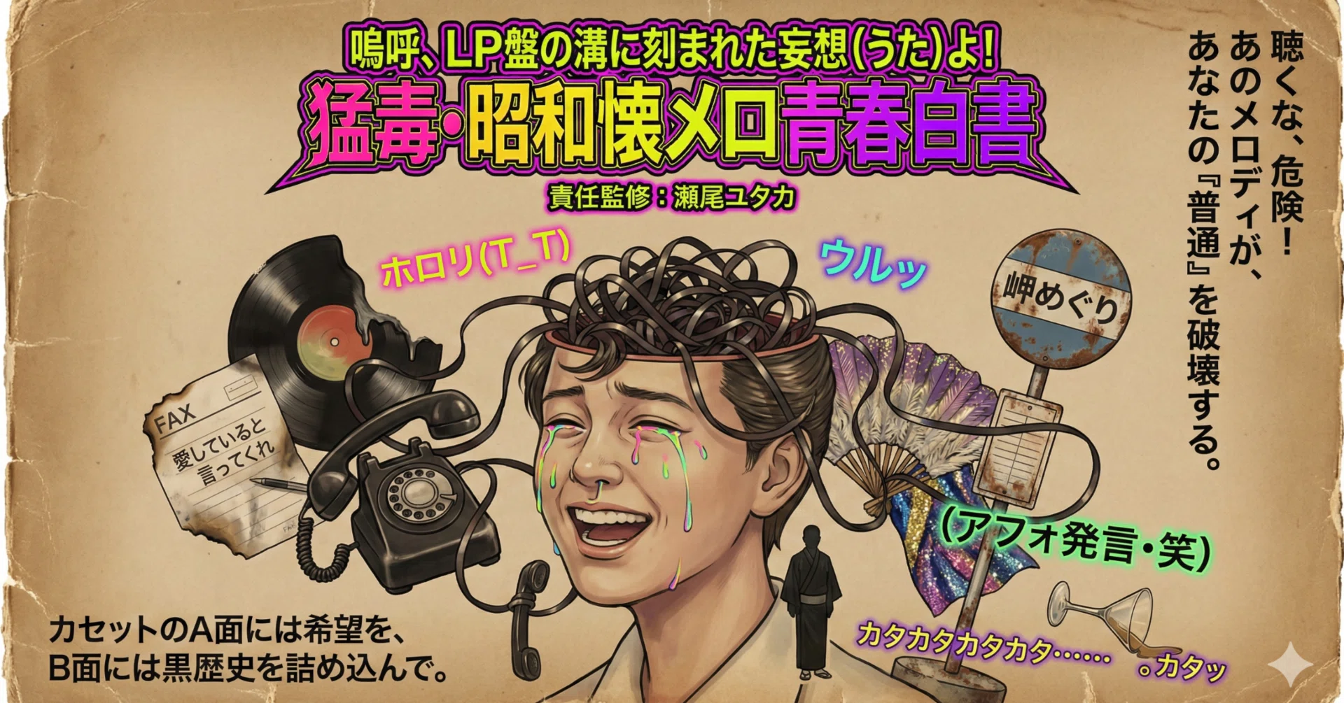 アメリカ民謡研究会【息をして。音を、歌うから。】LP(レコード盤) サイン入り レコード アメリカ民謡研究会【息をして。音を、歌うから。】LP