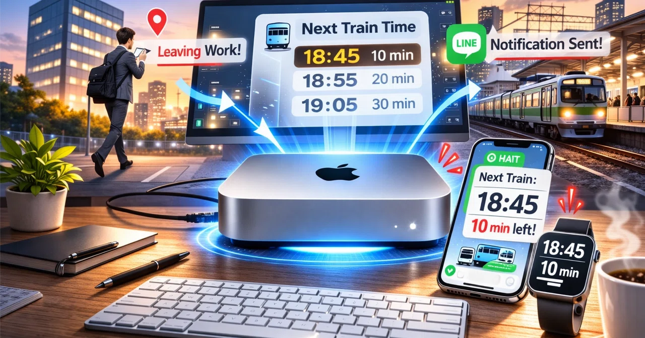 How I built a system with Mac mini and Gemini to get train times the ...