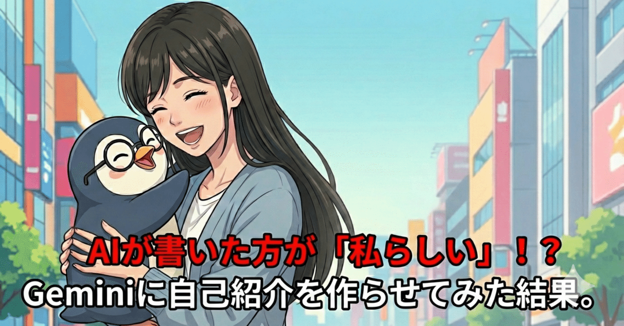 AIが書いた方が「私らしい」！？Geminiに自己紹介を作らせてみた結果