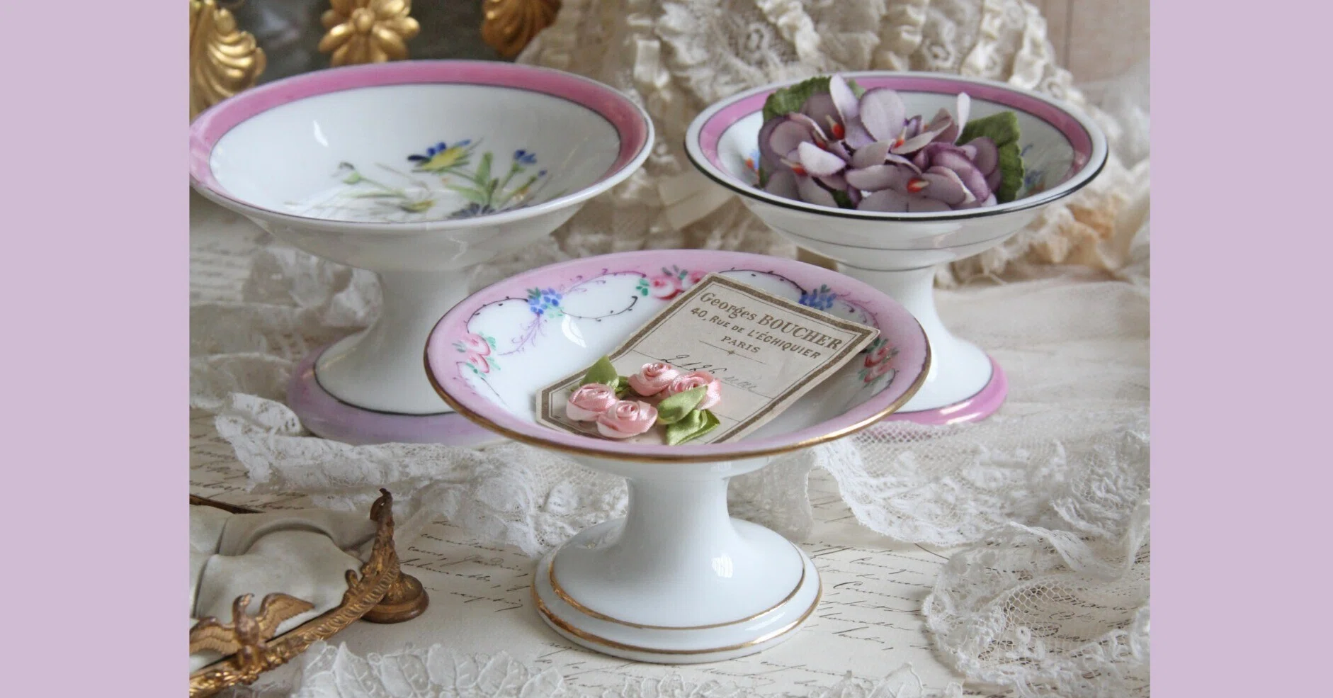 A Belle Époque Girl's Room * February Antique Catalog｜アンヴァン