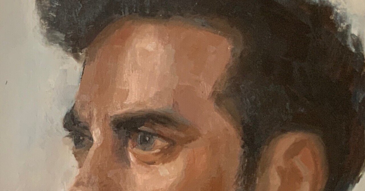 油絵 no.53 リアズー3色のみで描く｜なお