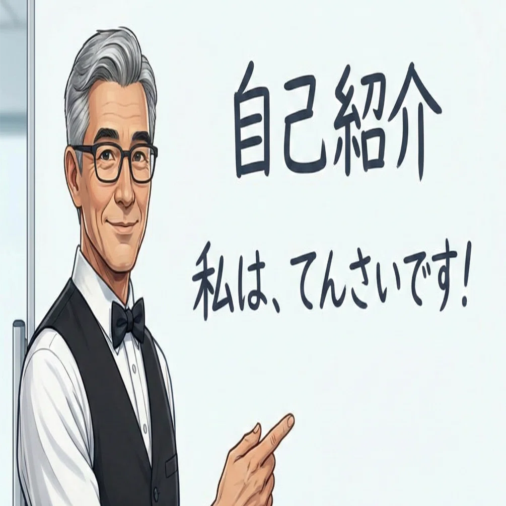 私は、てんさいです！。から始まる自己紹介｜ヒデ爺