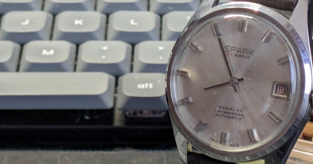 No.397 | Spark | 型番不明 | 部品取りにしようと思っていた時計｜と