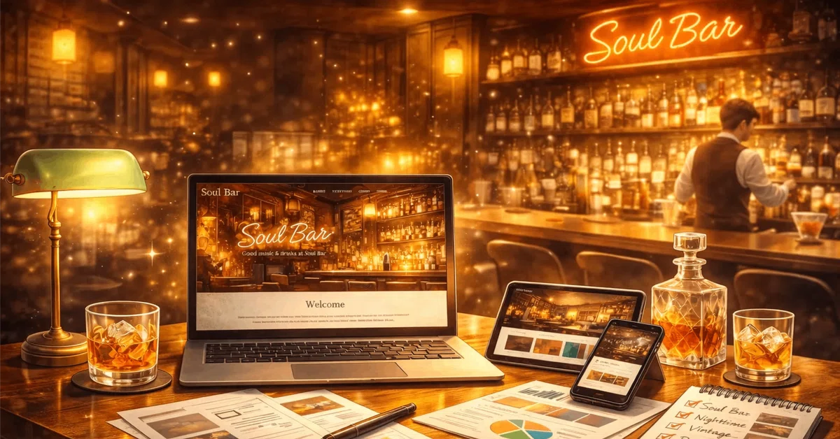 [Production Case Study] Website creation for a soul bar that brought ...