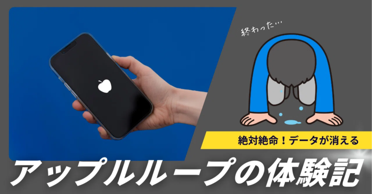 絶対絶命リンゴループ】容量オーバーでiPhoneのデータ消失からの復活劇