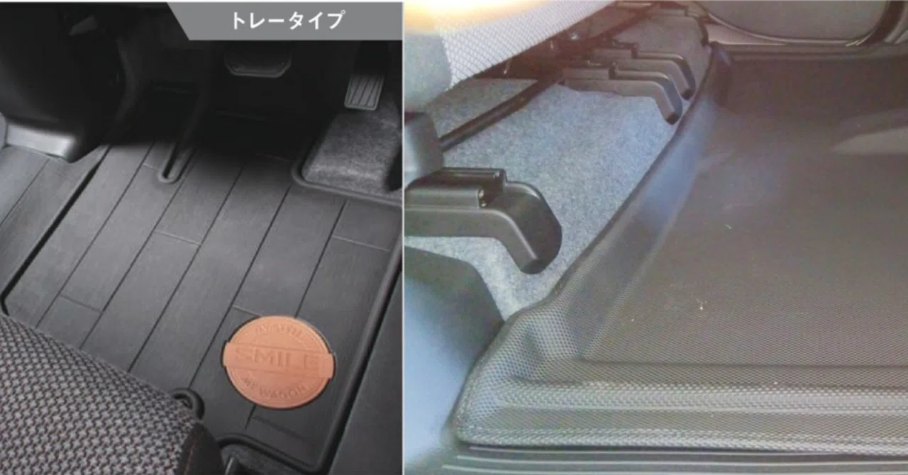 純正より面積が広くて深さがあってステップ部分もカバーしてくれて 