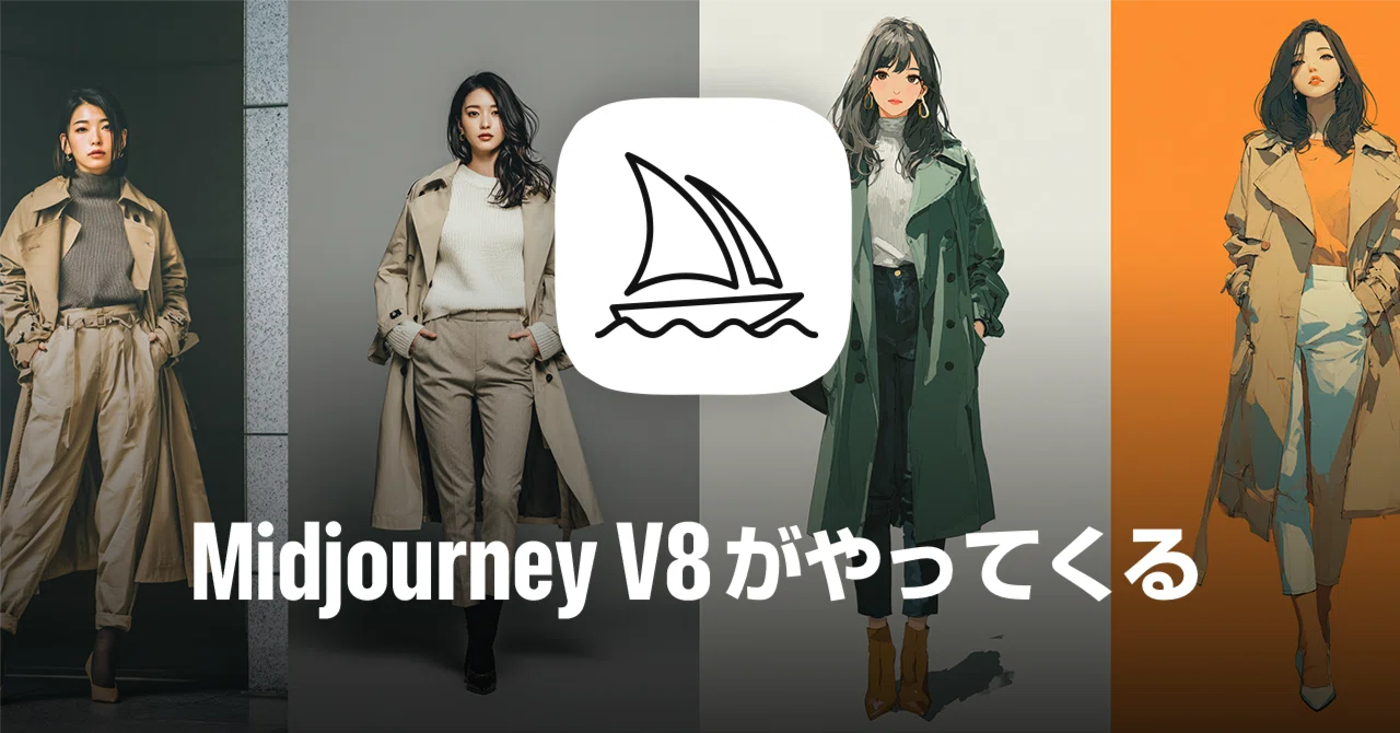 仕事に生かす生成AI術｜Midjourney｜V8モデル登場間近｜中野＠ドット