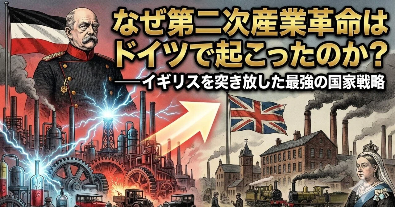 なぜ第二次産業革命はドイツで起こったのか？─イギリスを突き放した