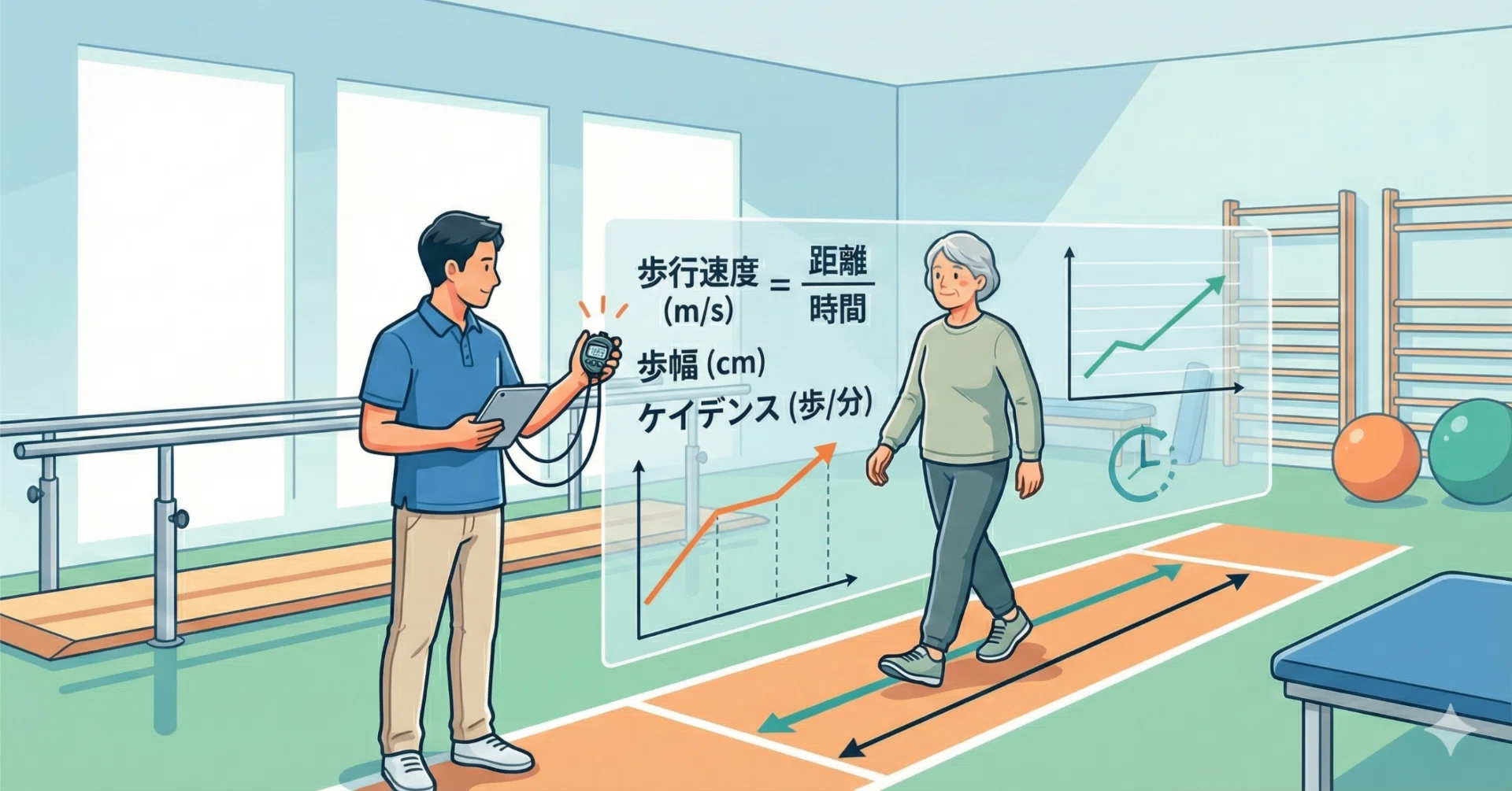 歩行能力を「数値化」する｜理学療法士が臨床で使える定量的評価と計算