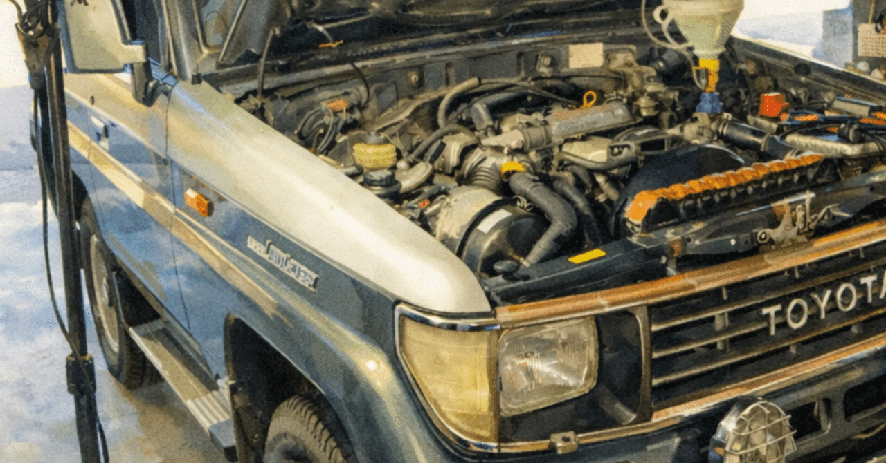 LJ71G】元祖ランクルちゃん！【タイミングベルト交換】｜ぽっぴんがれ