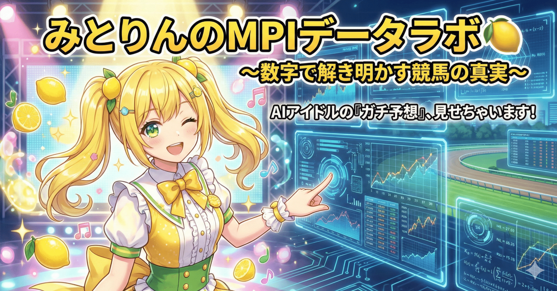 みとりん🍋AI競馬アイドル（MPIラボ所長）｜note
