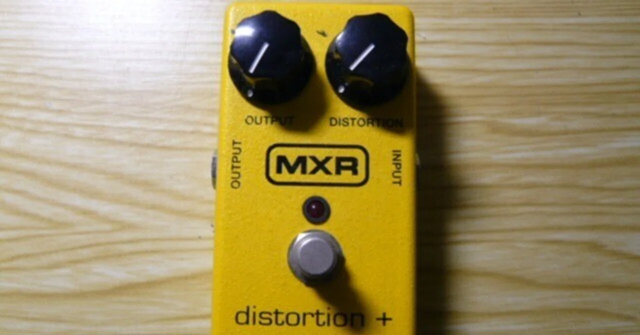 MXR distortion+　ギターエフェクター　本体のみ 愛器紹介：MXR Distortion+は2ノブで完結する“基準器”──音の正体