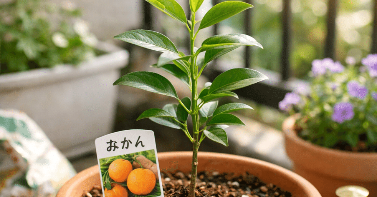 今日、みかんの苗を植えました」｜堀 慶子