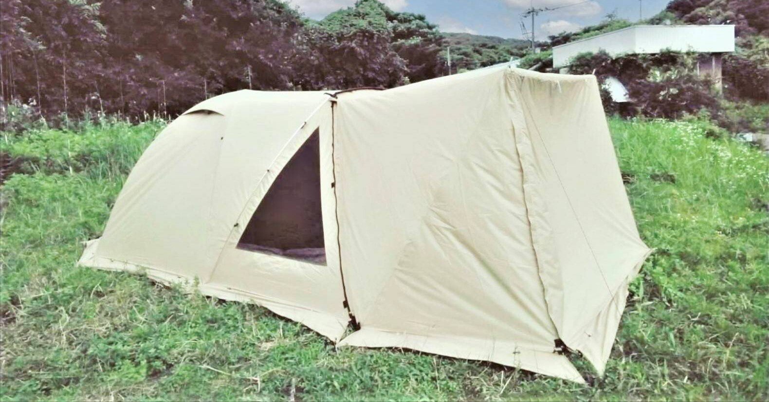 ユウカズロウテントの前幕｜尾上祐一郎(テントバカ)