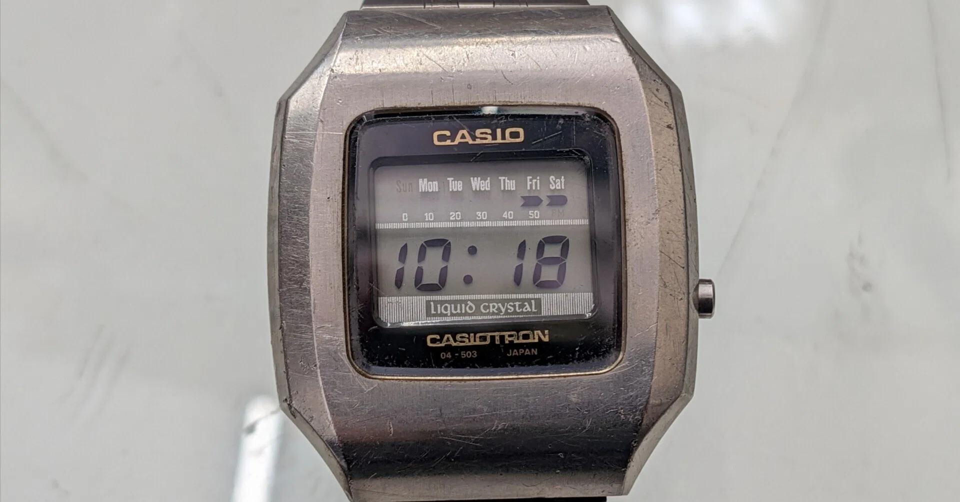 CASIO】カシオトロン04シリーズ 電池交換 ②｜富屋時計店
