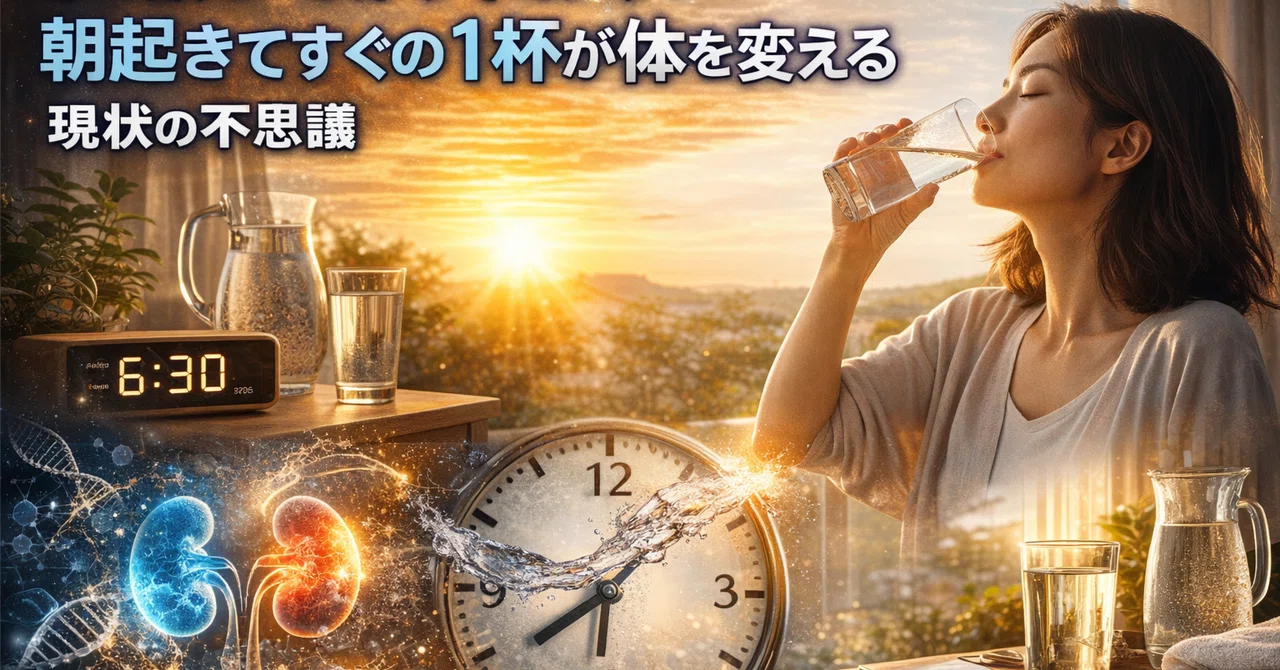 水を飲むベストタイミング:朝起きてすぐの1杯が体を変える|トーマス