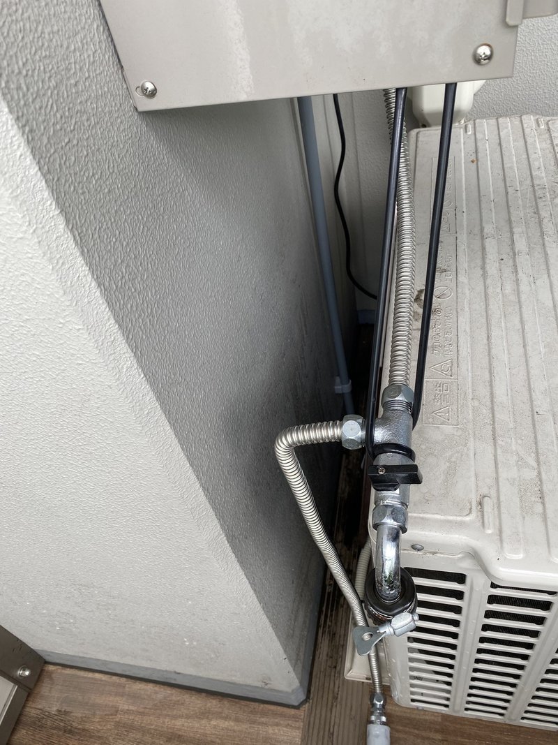 マンションベランダ菜園自動水やりシステム 給湯器から水道分岐 Shina Note