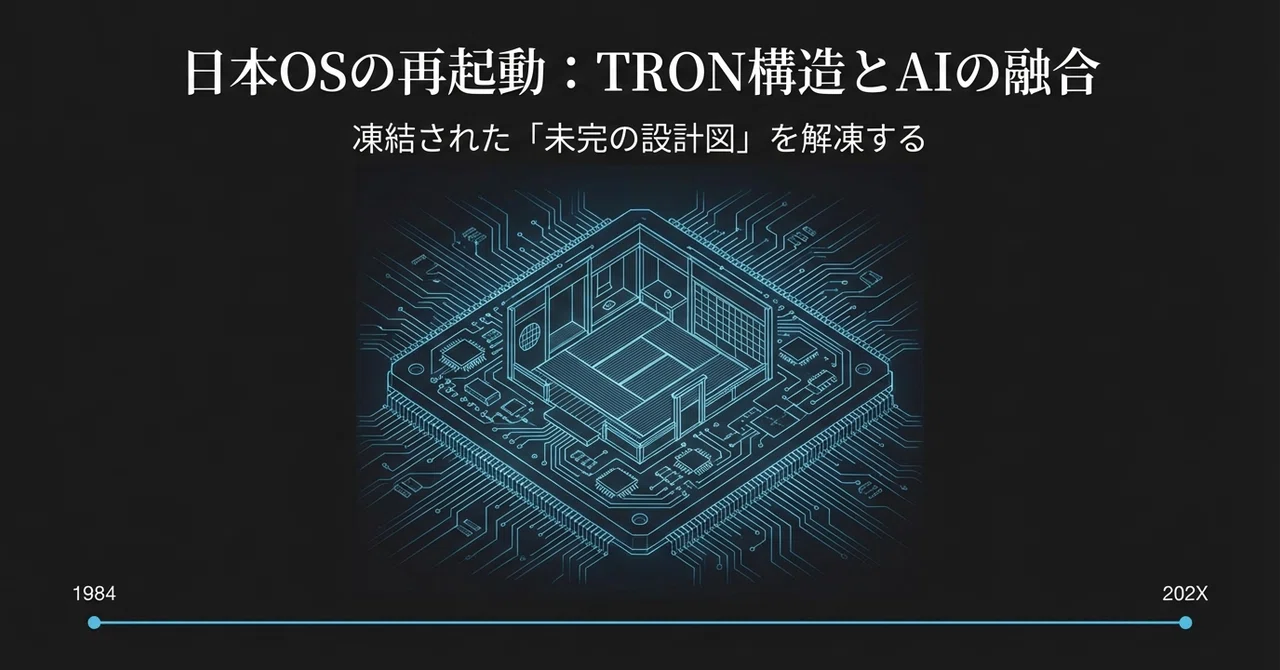 40年の時を経て目覚める「日本OS」の逆襲：TRONがAI時代の真の勝者になる理由｜Yoshitomi