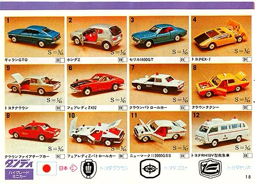 トミカ1976年カタログ｜自称店長のバックヤード