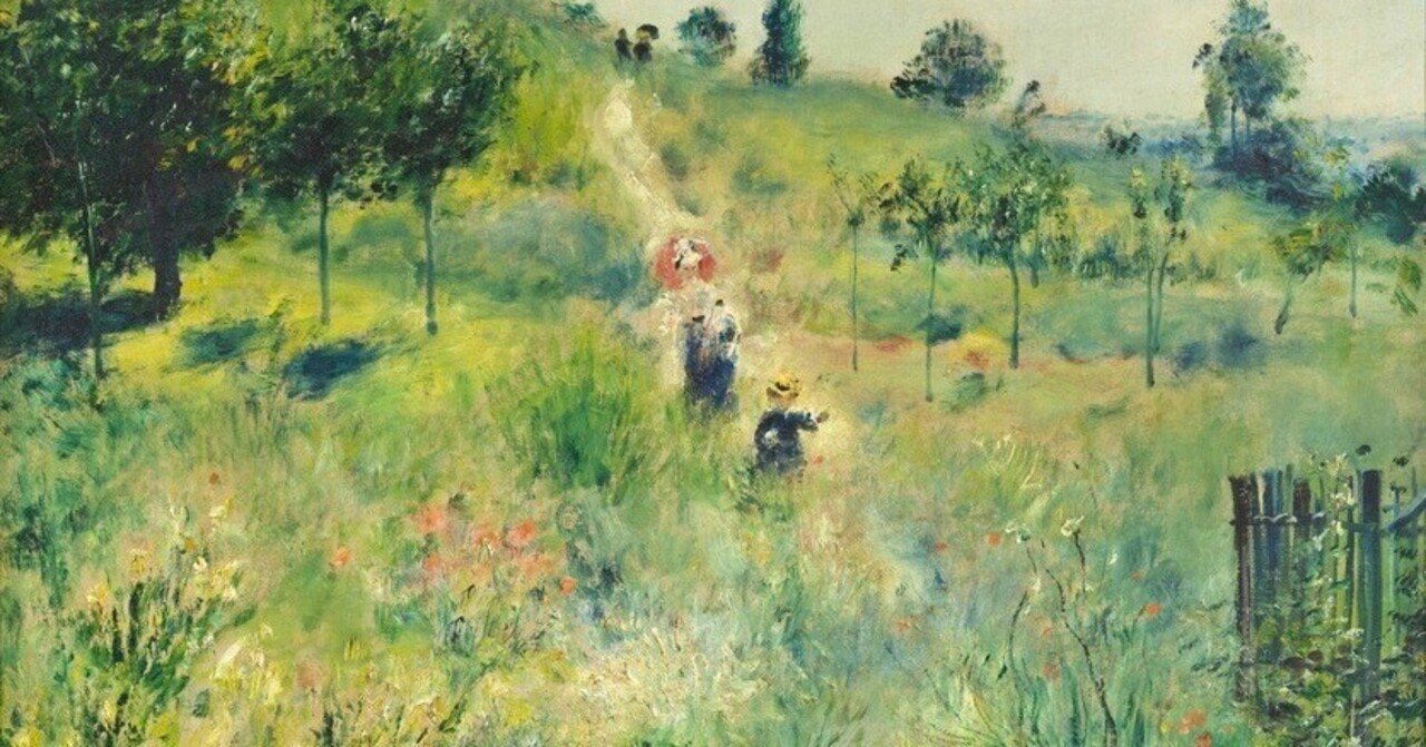 8月9日生まれ｜ルノワール《草原の坂道》が語る探求者｜一凛