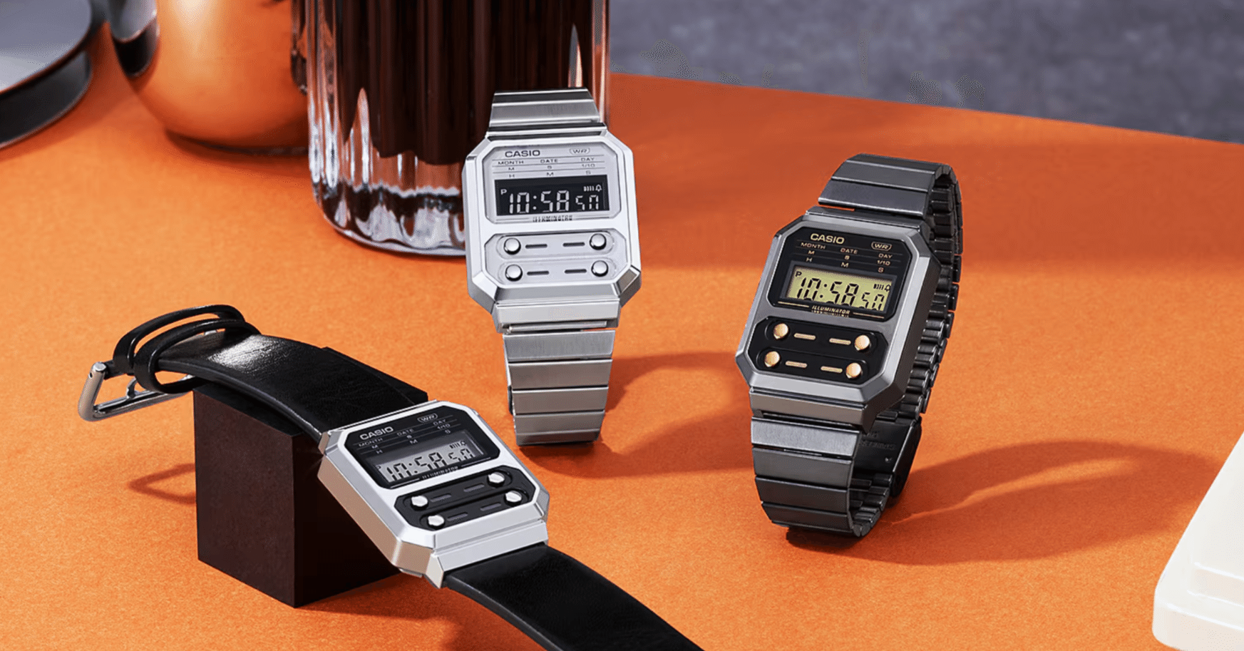 CASIO A100WE-7Bレビュー F-100復刻チプカシ｜かにログ