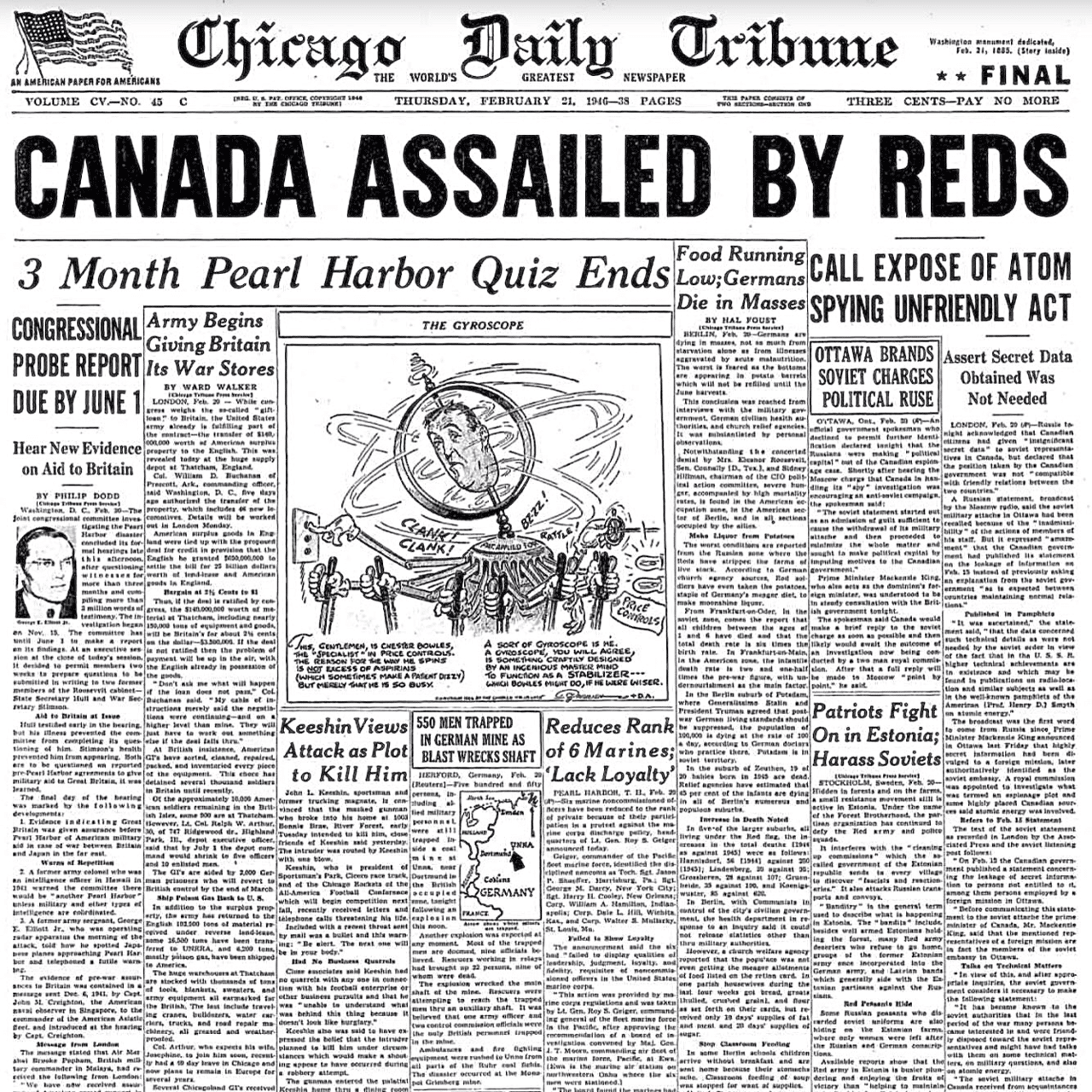 戦後ゼロ年：1946年2月21日（木）｜花島南