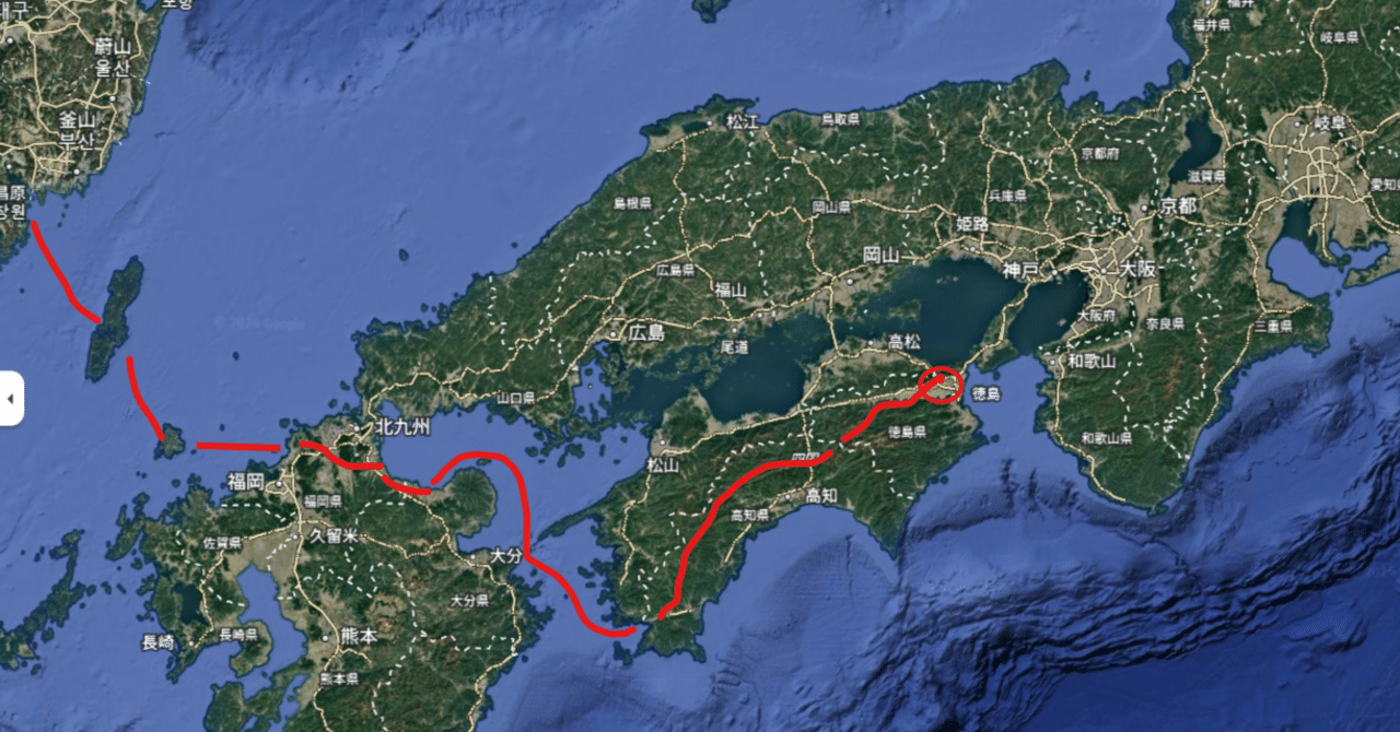 短里説】魏志倭人伝、阿波までの行程仮説｜committed to excellence