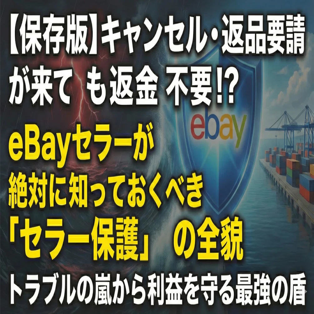 保存版】キャンセル・返品要請が来ても返金不要!? eBayセラーが絶対に