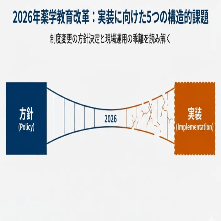 2026年薬学教育改革】薬剤師養成の「未解決課題」5選｜定員割れ・病院
