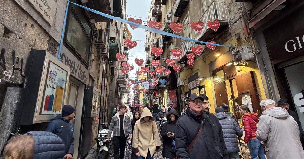 イタリア旅行記 ① inナポリ｜たいぼく