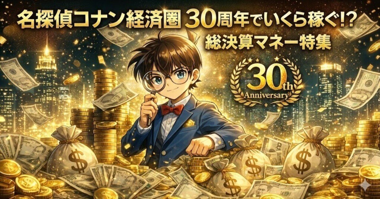 衝撃】名探偵コナン“30周年バブル”で動くお金は何十億？ 映画・展覧会