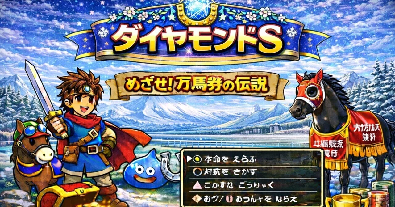 ここを勝てば天皇賞春制覇も見えてくる！？ダイヤモンドS予想｜福助
