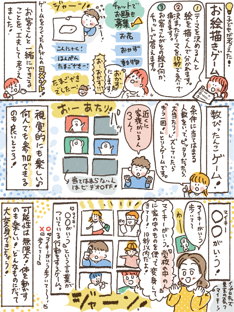 Zoomでできる オンラインゲームまとめ Impro Kids Tokyo 夏川まりな Note Zoomでできる オンラインゲームまとめ Impro Kids Tokyo 夏川まりな Note