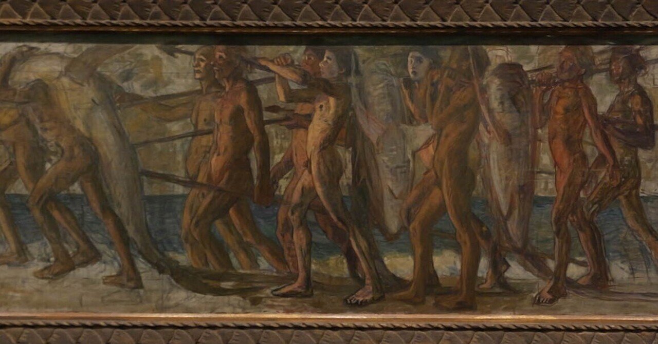 青木繁「海の幸」に想いを馳せる｜坂本竜男