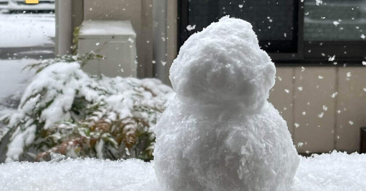 雪の日（ZINE未満）｜型紙ニット komi