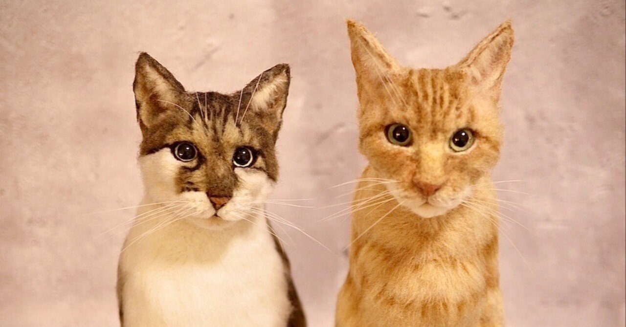 猫 茶トラ&サバ白 制作秘話｜LEWOL.Art