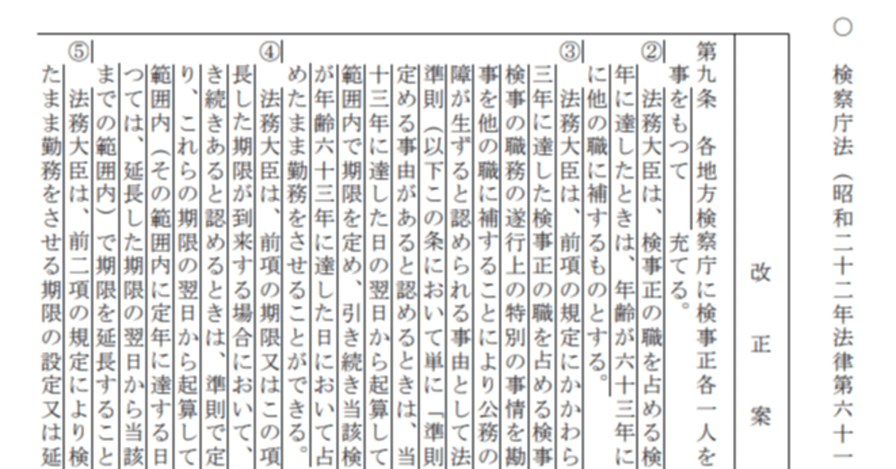 いったい検察庁法改正案の何に抗議しているのか 徐東輝 とんふぃ Note