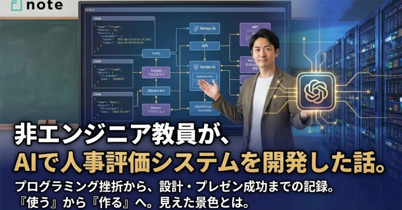 エンジニアではない僕が，一企業の人事評価システム開発を通じて気づい