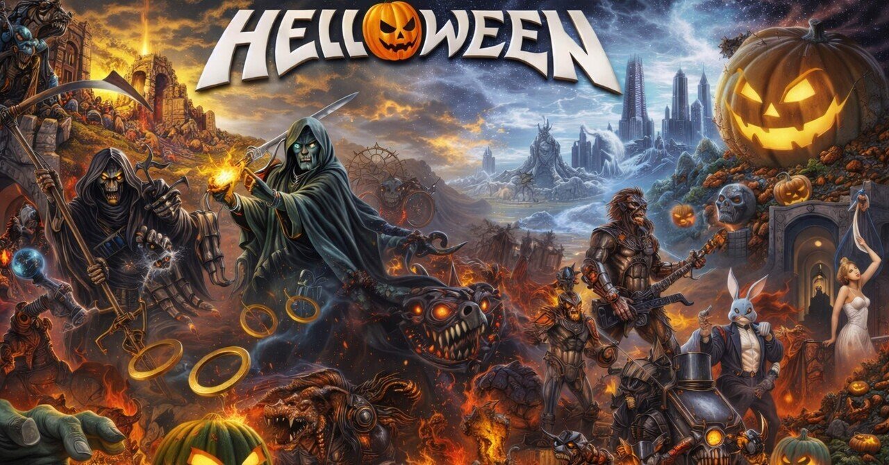 Place Vendome 4枚セット Helloween関係 HELLOWEEN🇩🇪【全33作レビュー】: メタルなのにハッピー？カボチャと