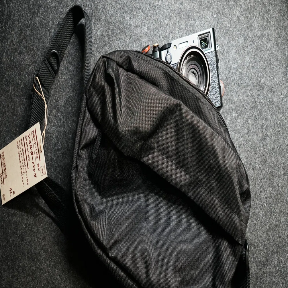 カメラバックパック 撥水 ショルダーバッグ付き 無印良品のジョルダーバッグを買ってみた | カメラバッグ｜mudai.log