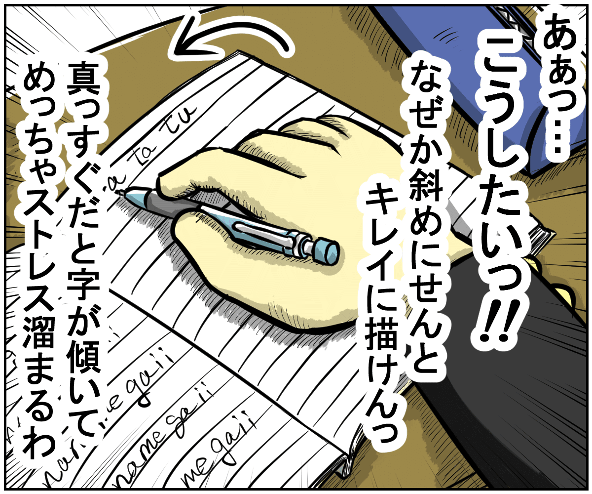 昔から正しい姿勢で書くのが苦手な男 大西かずお Note