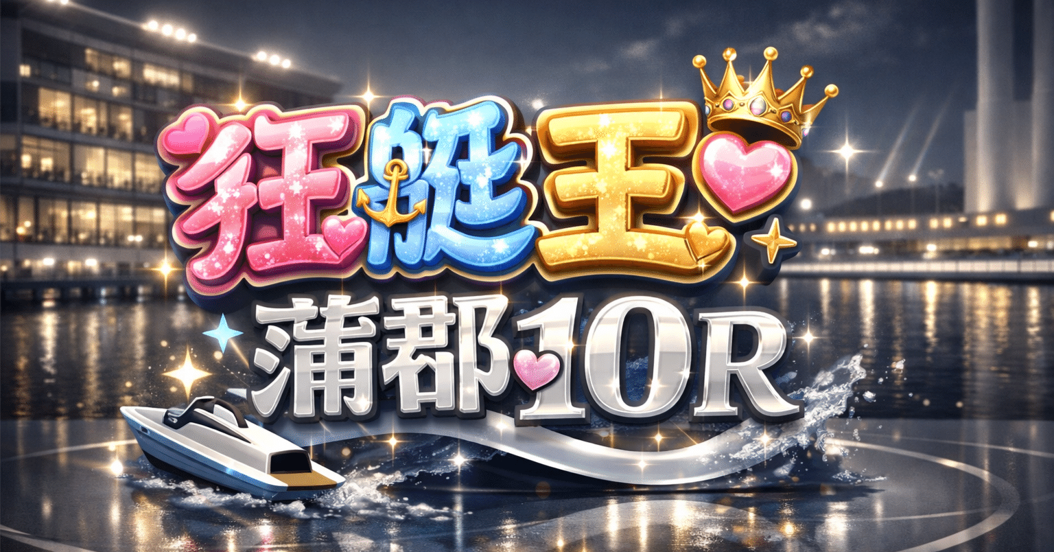 狂艇王｜2/21 蒲郡10R｜一見順当 だが油断するな】｜狂艇王