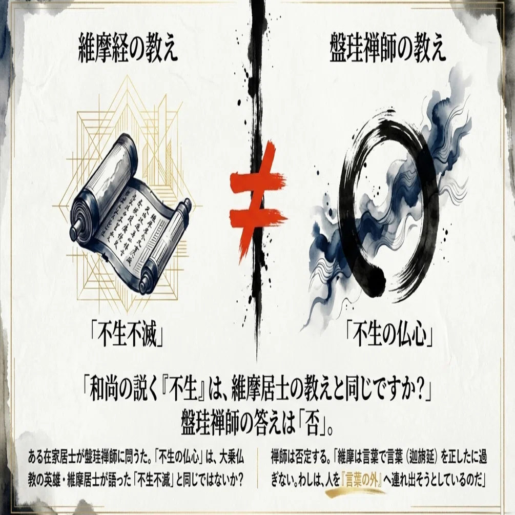 盤珪禅師の不生と維摩居士の不生～演劇の譬喩で考える～｜有所得子