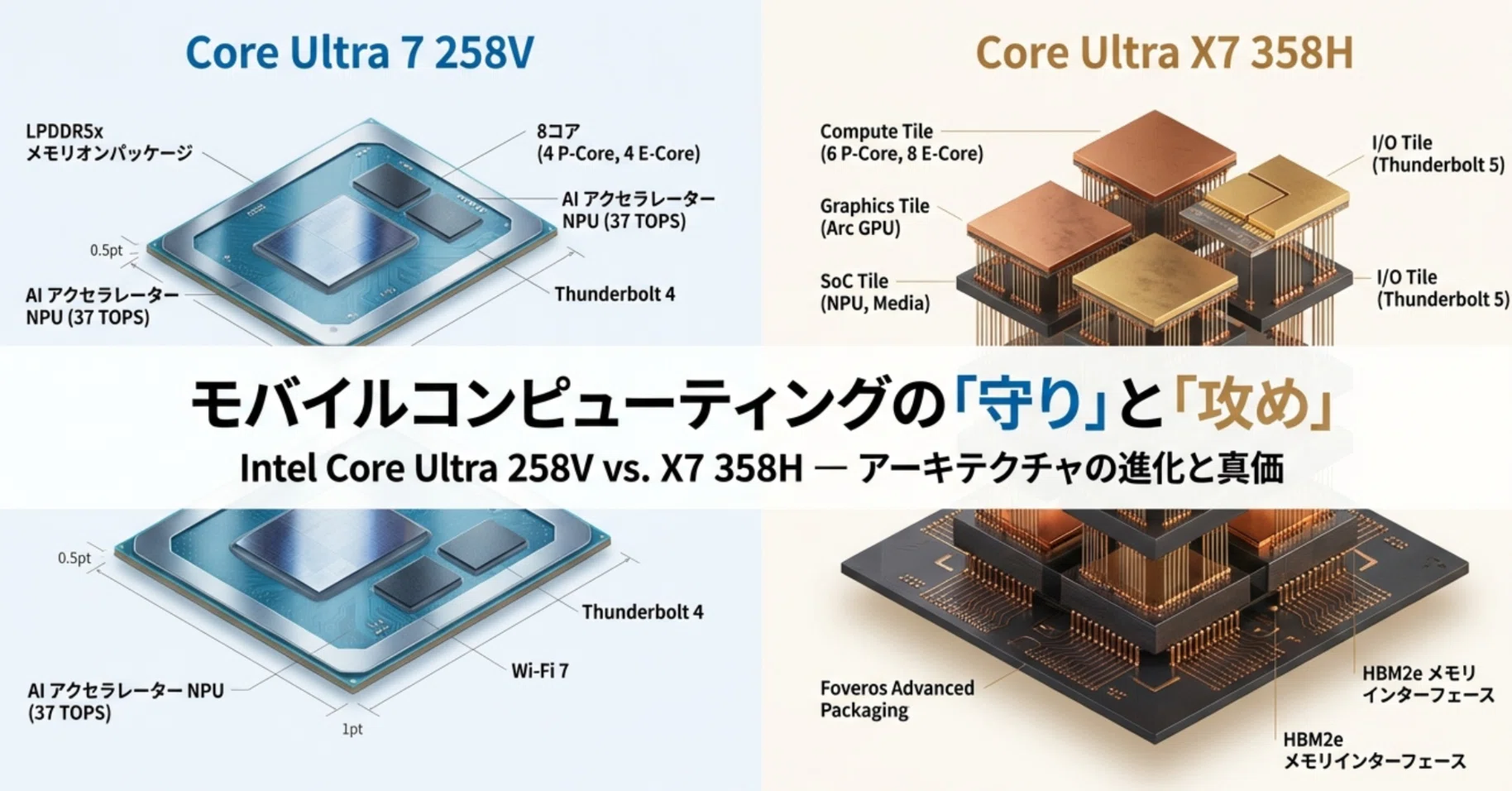 もういらないパソコン バッテリーも性能も妥協なし！Intelの次世代CPU「Core Ultra X7 358H